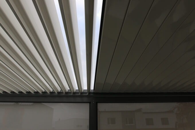 Bioclimatic pergola - Roof
